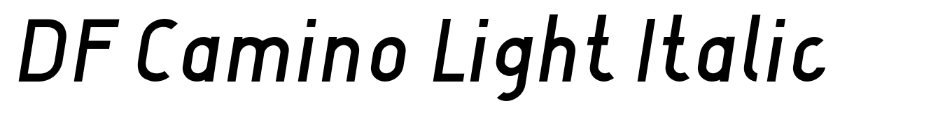 DF Camino Light Italic